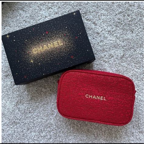 chanel cosetic pouch|chanel cosmetic pouch price.